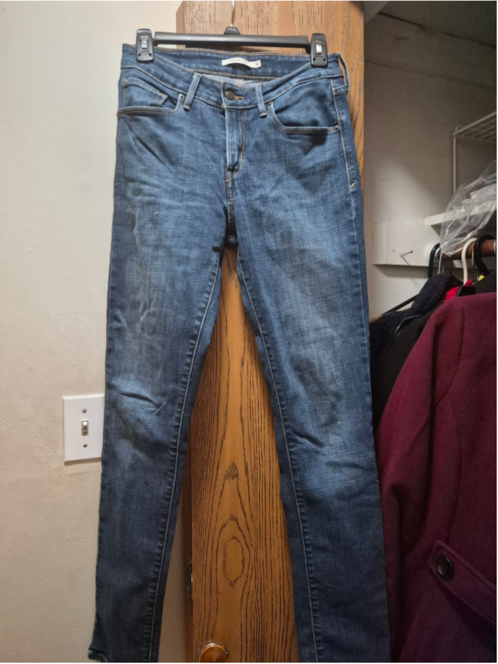 Levi's Mid Rise Skinny Jeans Blue Size 4